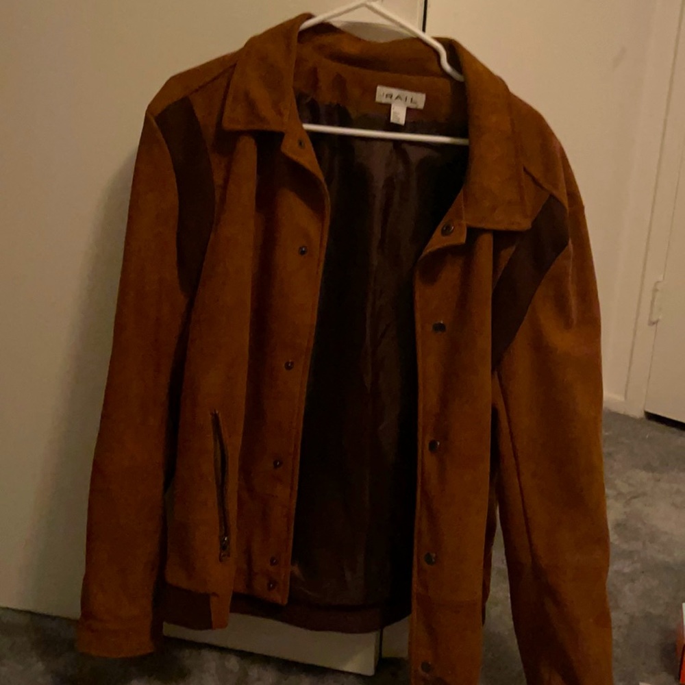 Nordstrom Brown Suede Jacket